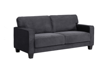Picture of HERBERT Corduroy Sofa Range (Grey) - 3 Seater (Sofa)