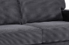 Picture of HERBERT Corduroy Sofa Range (Grey) - 3 Seater (Sofa)