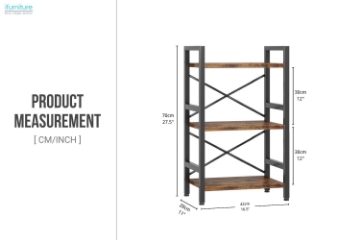 Picture of Liara H27.5" 3-Tier Shelf 