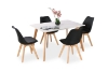 Picture of EFRON 47"/55"/63" 5PC Dining Set (Black)
