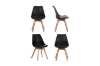 Picture of EFRON 47"/55"/63" 5PC Dining Set (Black)