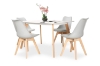 Picture of EFRON 47"/55"/63" 5PC Dining Set (Grey)