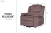 Picture of MATTHEW Power Lift Recliner Chair *Twin Motor with Adjustable Headrest (Grayish Pink)