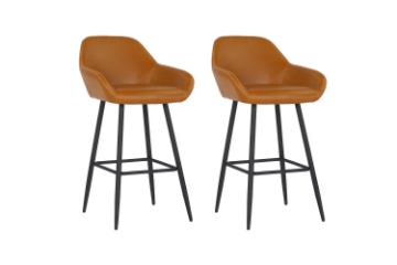 Picture of GOMEZ Accent Bar Chair (Yellow) - 2 Chairs in 1 Carton