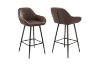 Picture of GOMEZ Accent Bar Chair (Brown) - 2 Chairs in 1 Carton