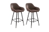 Picture of GOMEZ Accent Bar Chair (Brown) - 2 Chairs in 1 Carton