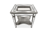 Picture of PALLIE Tempered Glass Top Side Table 