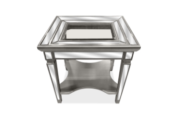 Picture of PALLIE Tempered Glass Top Side Table 