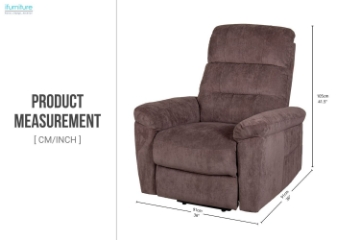 Picture of MARTINA Power Lift Recliner Chair (Grayish Pink)