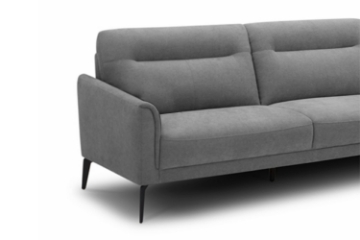 Picture of NAKALE Fabric Sectional Sofa (Gray) - Chaise Facing Right
