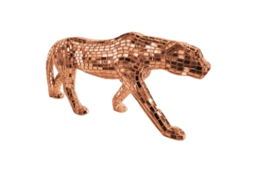 Picture of GEKO Large Golden Leopard Ornament Home Decoration (37.5"x15.5")