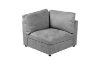 Picture of ASPECT Nappa Fabric Memory Foam Modular Sectional Sofa with Ottoman
