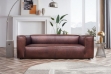 Picture of HANCOCK 100% Genuine Snug Grain Leather High Arm 3-Seater Sofa