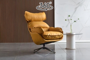 Picture of EAMER 360° Swivel Lounge Chair (Yellow)