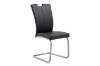 Picture of EDAN High Back Dining Chair with Lacquered Base (Elegant Black) - Each