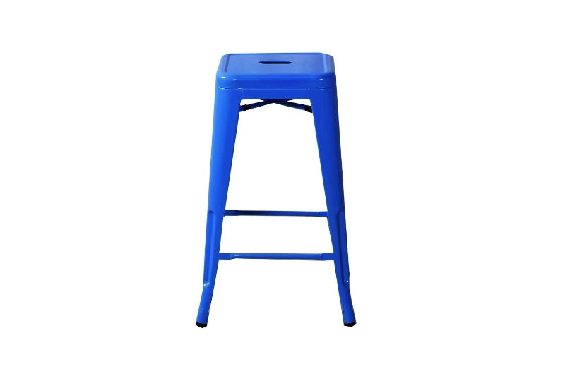 Picture of TOLIX Replica Bar Stool - (Blue) - 25.5"/65cm