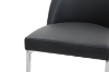 Picture of KALAY H32.5" Bar Stool with Chromed Finish Base (Black)  