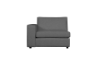 Picture of HOKIO Feather Filled Modular Corner Sofa with Ottoman (Gray)