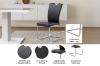 Picture of EDAN High Back Dining Chair with Lacquered Base (Elegant Black) - 2 Chairs in 1 Carton