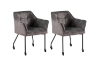 Picture of WANDA Versatile Armchair with Wheels (Grey) - 2 Chairs in 1 Carton