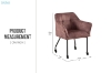 Picture of WANDA Versatile Armchair with Wheels (Taupe) 