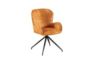 Picture of DUMBO 360° Swivel Dining Chair (Caramel) - Each
