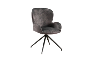 Picture of DUMBO 360° Swivel Dining Chair (Grey) - Each
