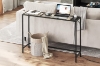 Picture of SOLENE Tempered Glass Console Table with Power Outlets 