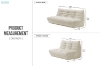Picture of DIANNA Tufted Velvet 2-Seater Loveseat (Cream)