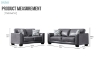 Picture of CAMILLA Air Leather 2-Seater Loveseat