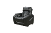Picture of CALVIA Duo Motor Zero Gravity Adjustable Headrest Reclining Sofa Range (Black) - Armchair + Loveseat + Sofa Set