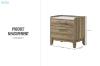 Picture of MESSINA 2-Drawer Nightstand
