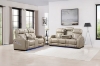 Picture of CALVIA Power Reclining Sofa Range (Beige) - Armchair + Loveseat + Sofa Set