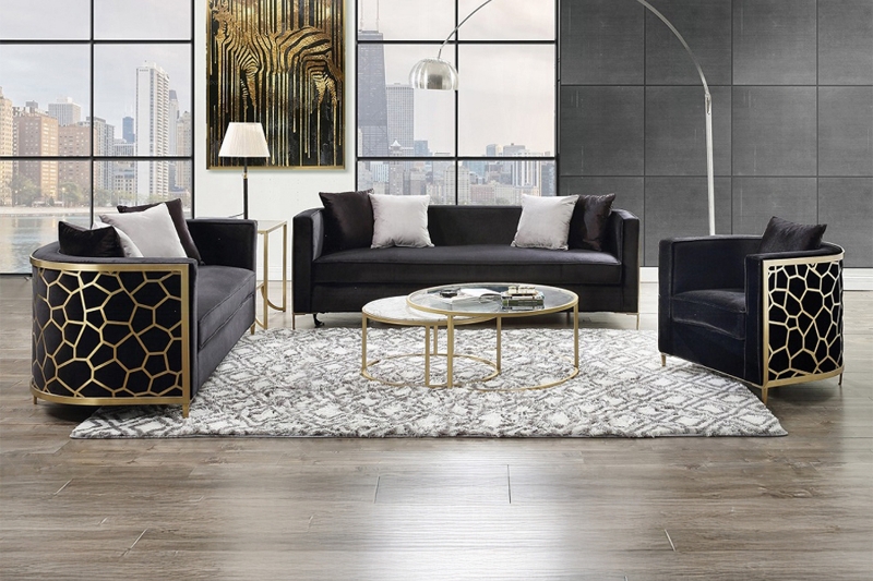 Picture of VIRRUX 3/2/1 Seater Sofa Range - Armchair+Loveseat+Sofa Set