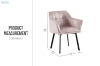 Picture of TAMPA Arm Dining Chair (Taupe) - Each