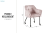 Picture of WANDA Versatile Armchair with Wheels (Taupe) - Each