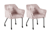 Picture of WANDA Versatile Armchair with Wheels (Taupe) - 2 Chairs in 1 Carton