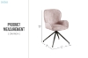 Picture of DUMBO 360° Swivel Dining Chair (Taupe) - Each