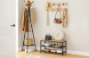 Picture of LITON Adjustable 3-Tier Shoe Rack with Wall Hooks 