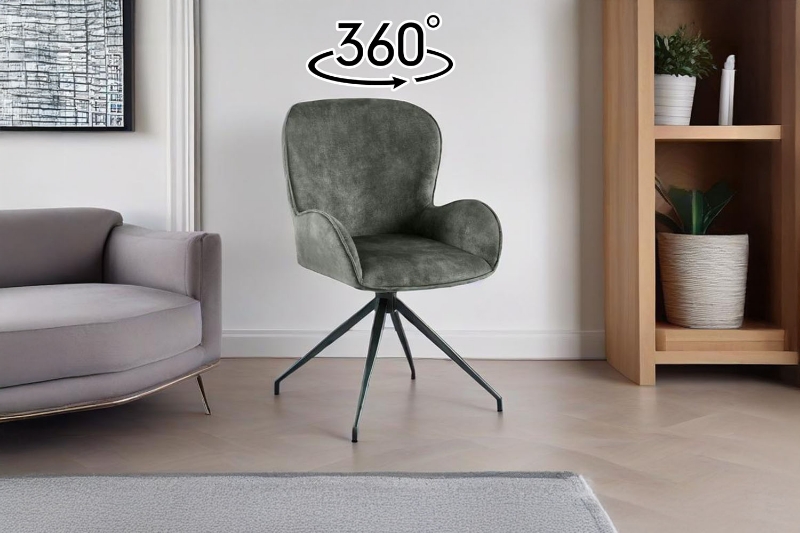 Picture of DUMBO 360° Swivel Dining Chair (Green) - Each