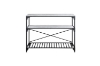 Picture of AUKFA Metal Frame Kitchen Island with Storage Shelves