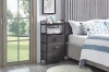 Picture of VERENA 3-Drawer Storage Fabric Cabinet with USB Charging Port & Power Outlet