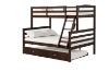 Picture of DORMA Twin-Full Bunk Bed with Trundle(Espresso)