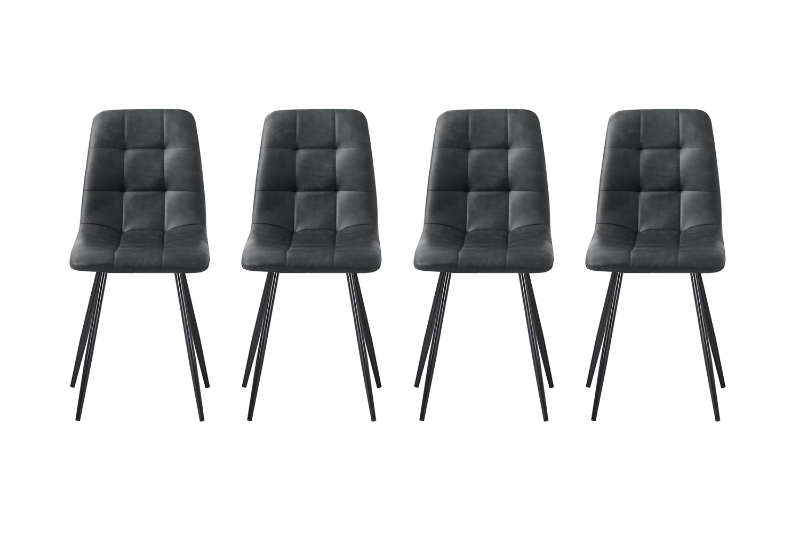 Picture of SAROTO Dining Chair (Charcoal) - 4 Chairs in 1 Carton