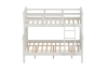 Picture of FORESTER Solid Wood Twin-Double Bunk Bed (White)