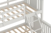 Picture of FORESTER Solid Wood Twin-Double Bunk Bed (White)