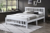Picture of FORESTER Solid Wood Twin/Double/Queen Size Bed Frame(White) - Twin Size