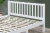 Picture of FORESTER Solid Wood Twin/Double/Queen Size Bed Frame(White) - Double Size