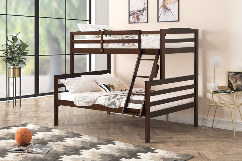 Picture of DORMA Twin-Full Bunk Bed with Trundle(Espresso)