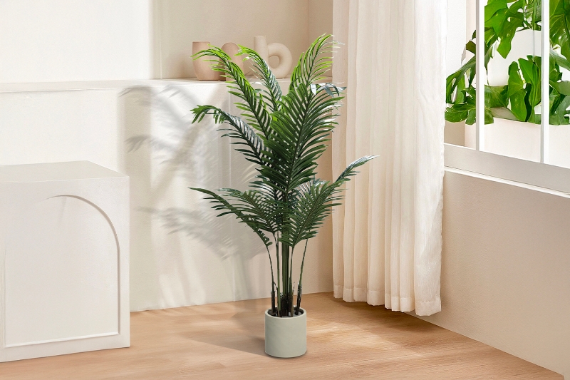 Picture of Artificial Potted Areca Palm Plant - H47"